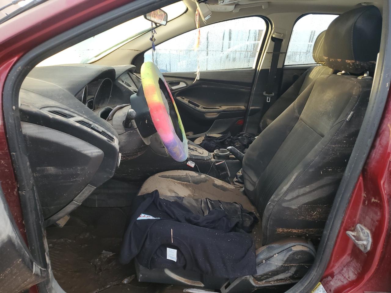 2017 Ford Focus VIN 1FADP3H28HL257721 Copart auction photo, water/flood damage thumbnail 7