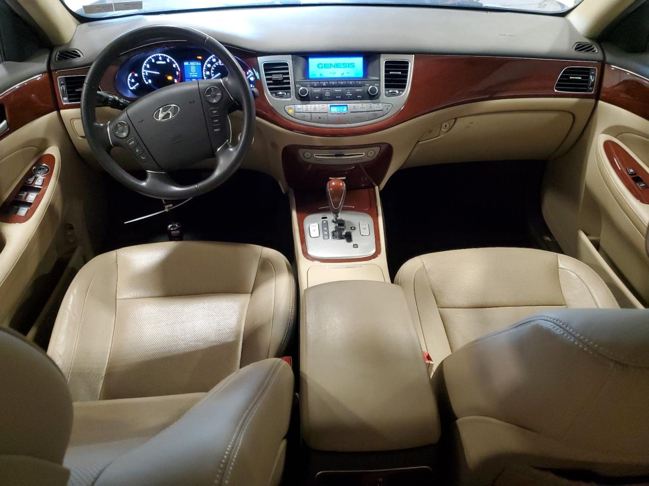 2014 Hyundai Genesis VIN KMHGC4DD6EU261705 Copart auction photo, front end damage thumbnail 8