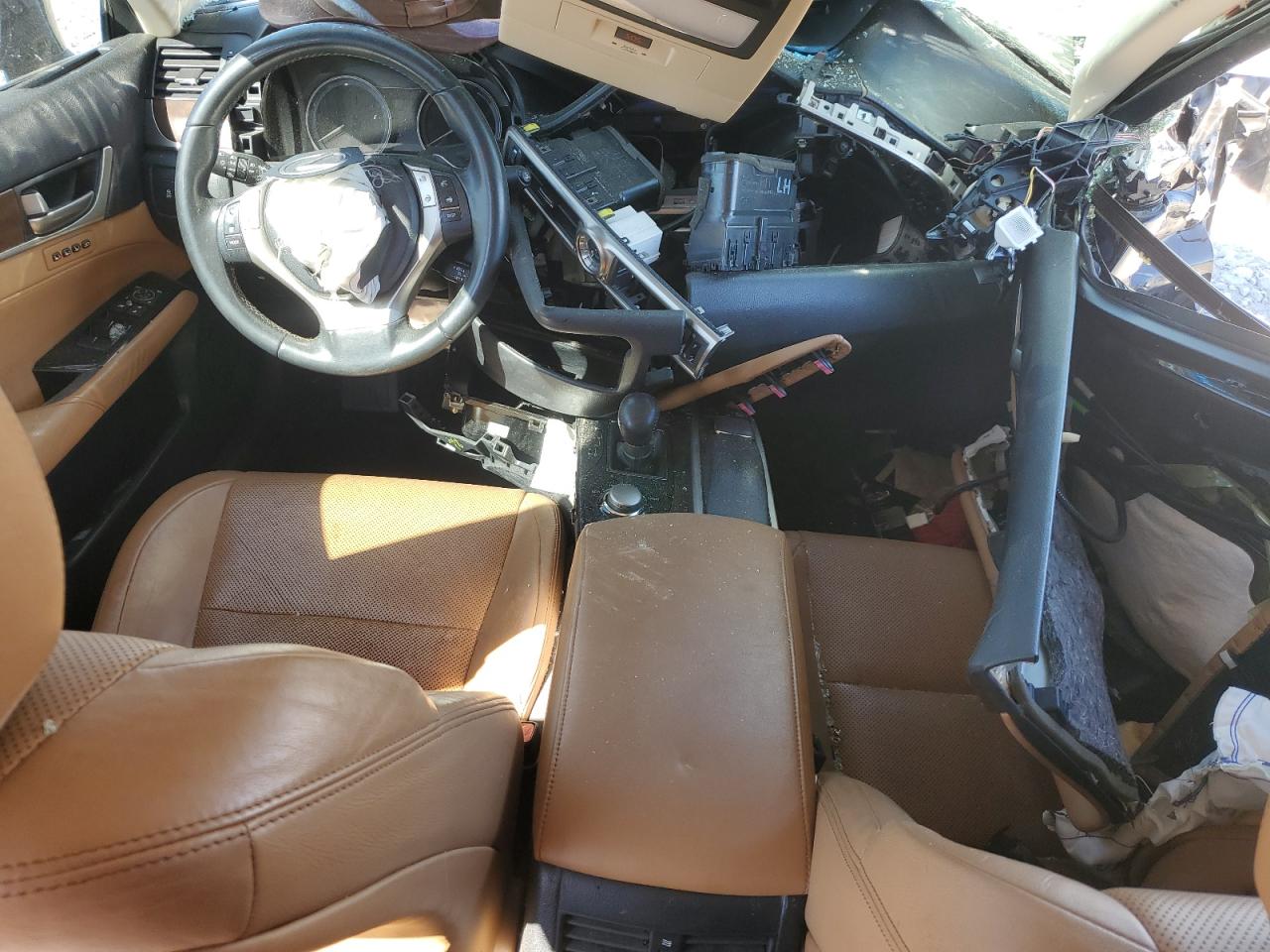 2014 Lexus GS VIN JTHBE1BLXE5042532 Copart auction photo, front end / side damage thumbnail 8