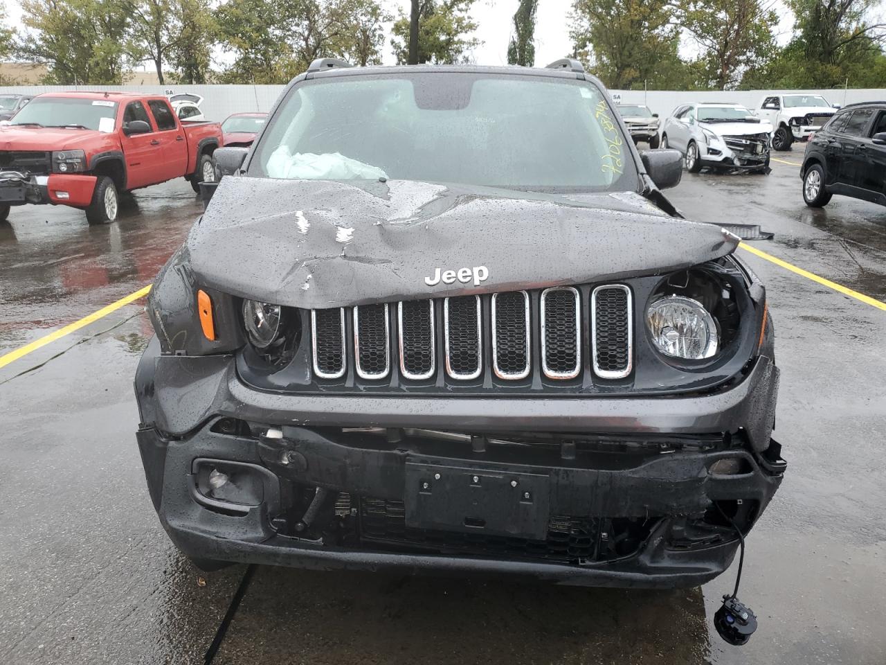 2018 Jeep Renegade VIN ZACCJABB7JPG80120 Copart auction photo, front end damage thumbnail 5
