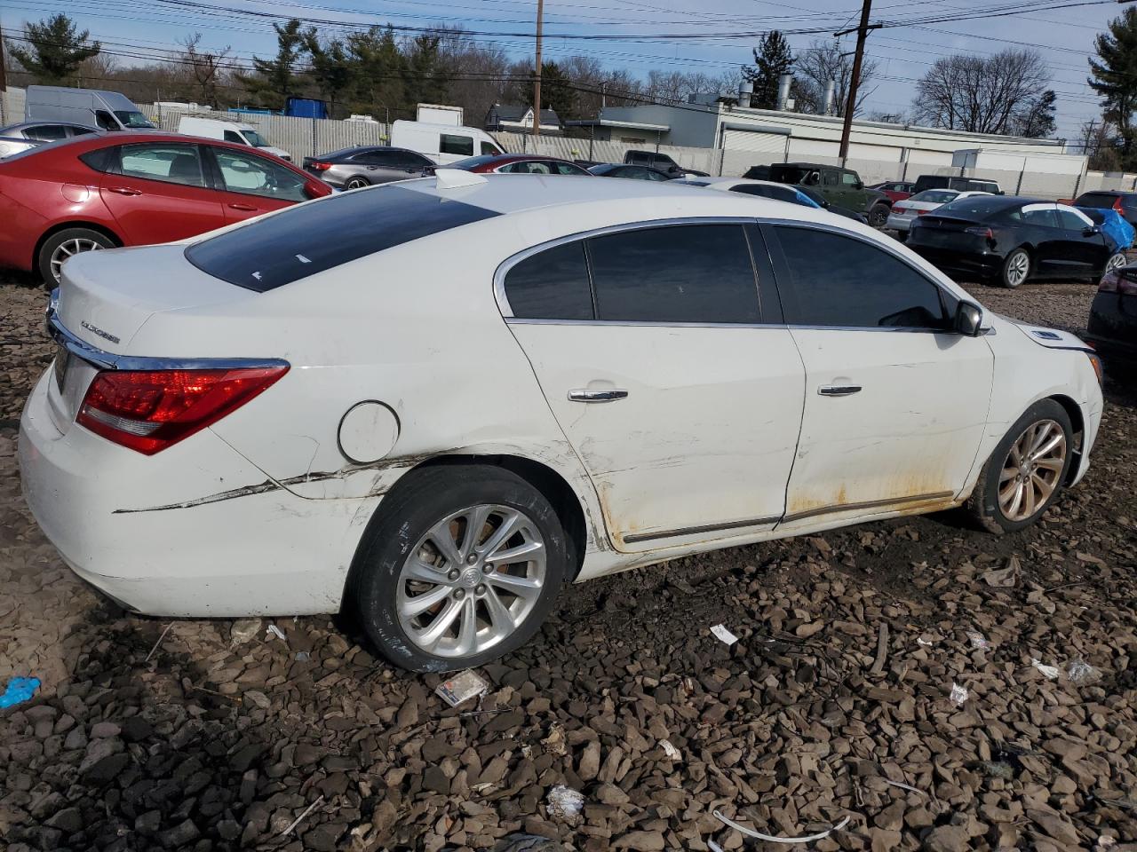 2015 Buick LaCrosse VIN 1G4GB5G35FF296382 Copart auction photo, all over damage thumbnail 3