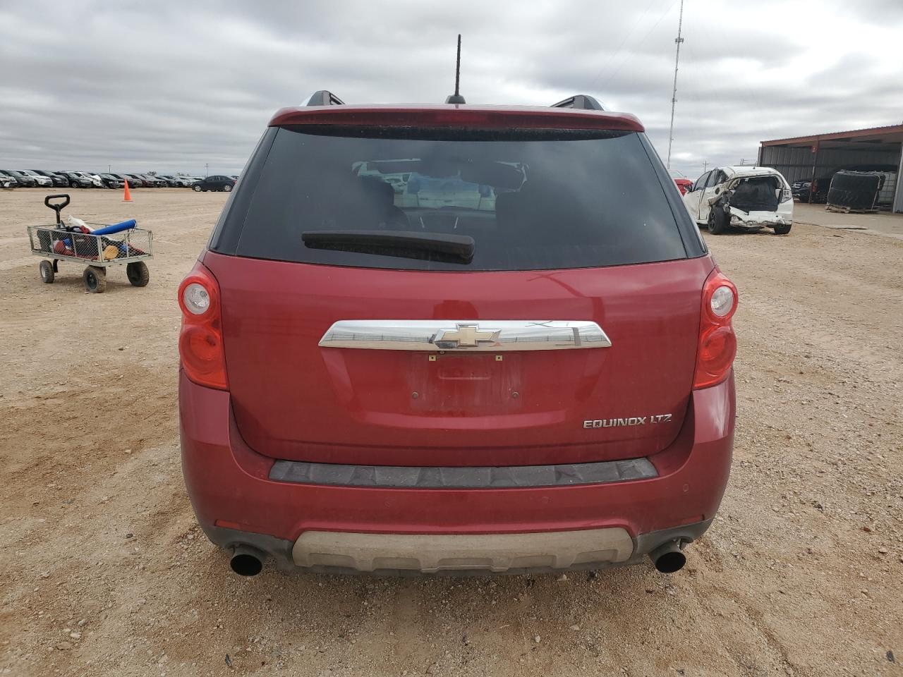 2015 Chevrolet Equinox VIN 2GNFLDE31F6326697 Copart auction photo, front end / side damage thumbnail 6