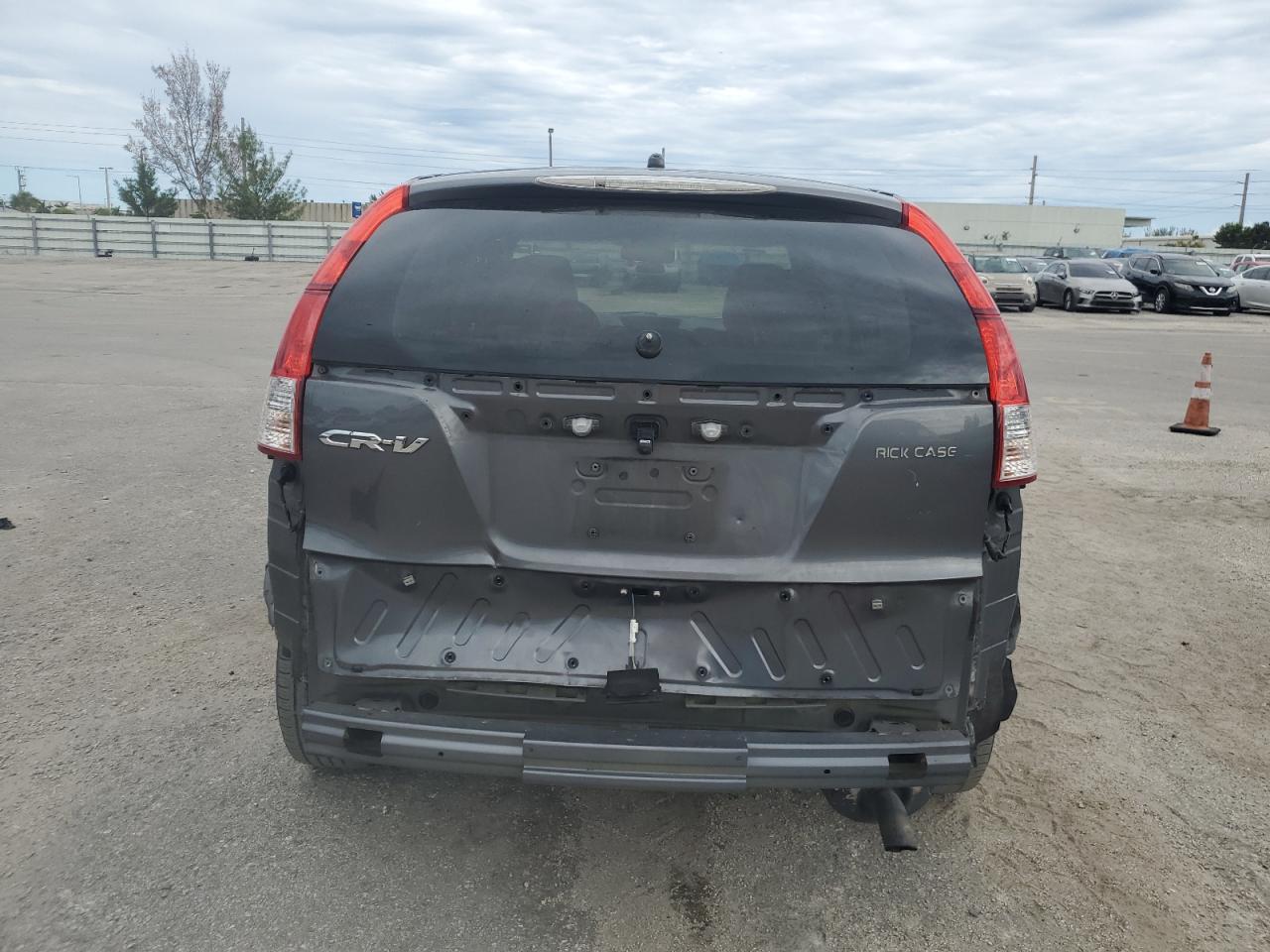 2013 Honda CR-V VIN 3CZRM3H53DG704542 Copart auction photo, rear end damage thumbnail 6