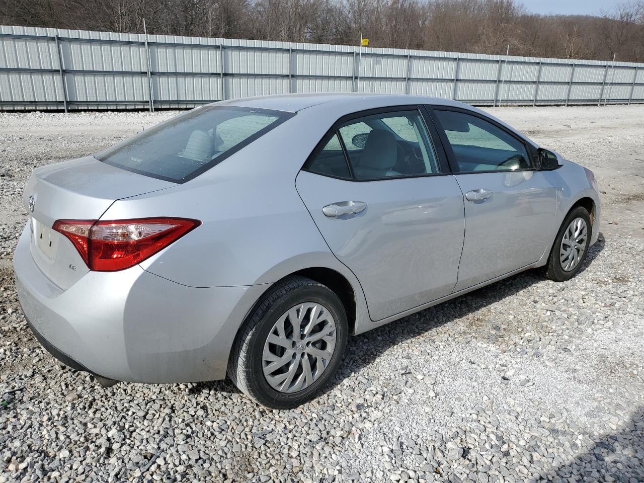 2017 Toyota Corolla VIN 5YFBURHEXHP663711 Copart auction photo, front end / side damage thumbnail 3