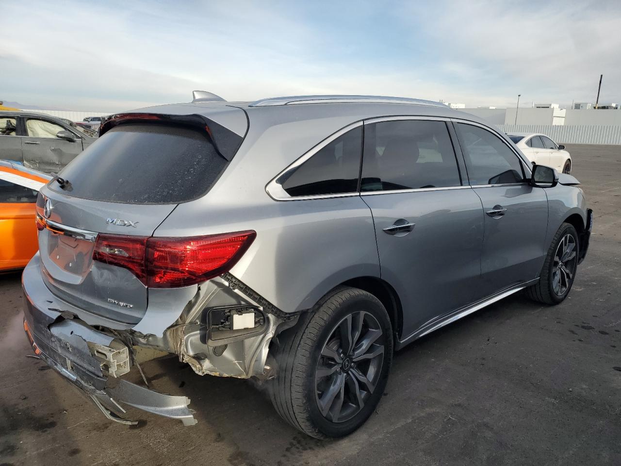 2019 Acura MDX VIN 5J8YD4H96KL015154 Copart auction photo, front end / rear end damage thumbnail 3