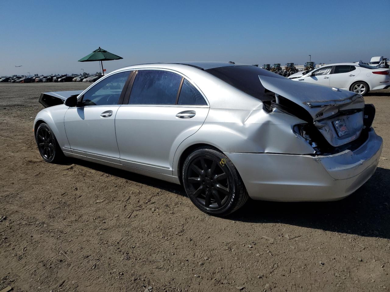2007 Mercedes-Benz S-klasse VIN WDDNG71X97A059659 Copart auction photo, front end / rear end damage thumbnail 2