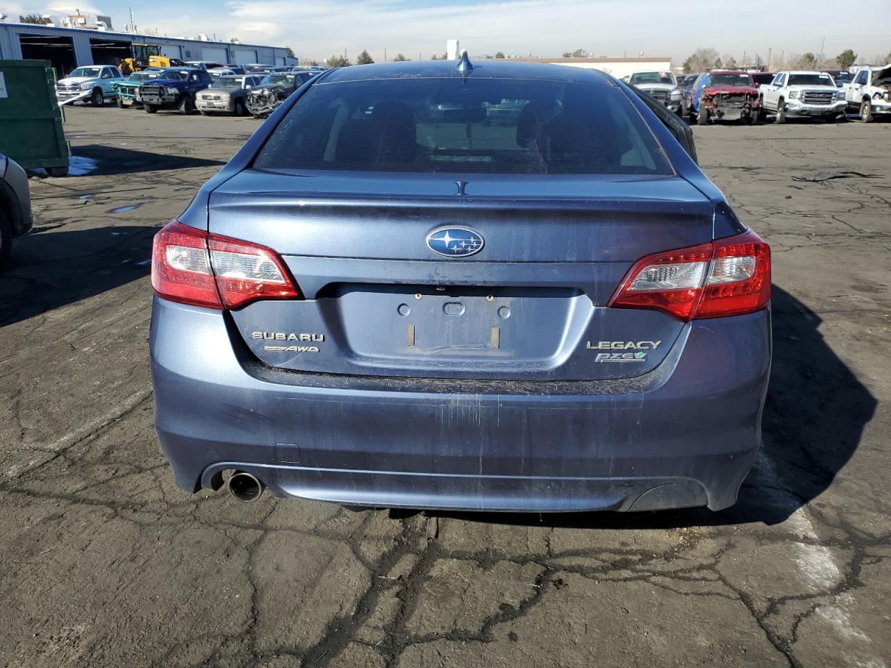 2017 Subaru Legacy VIN 4S3BNAH62H3042141 Copart auction photo, side damage thumbnail 6