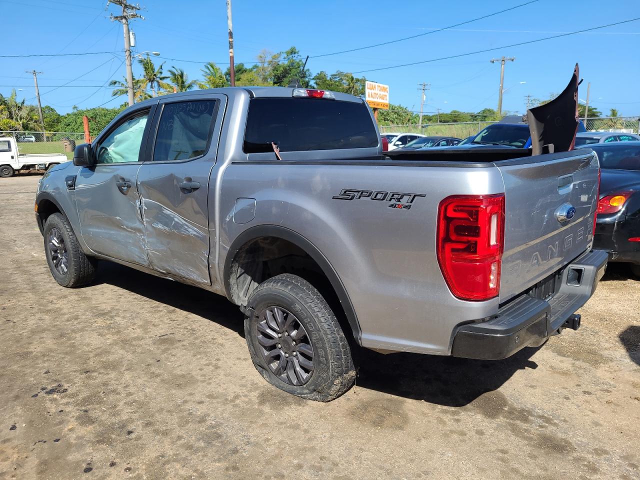 2022 Ford Ranger VIN 1FTER4FH3NLD47036 Copart auction photo, side damage thumbnail 2