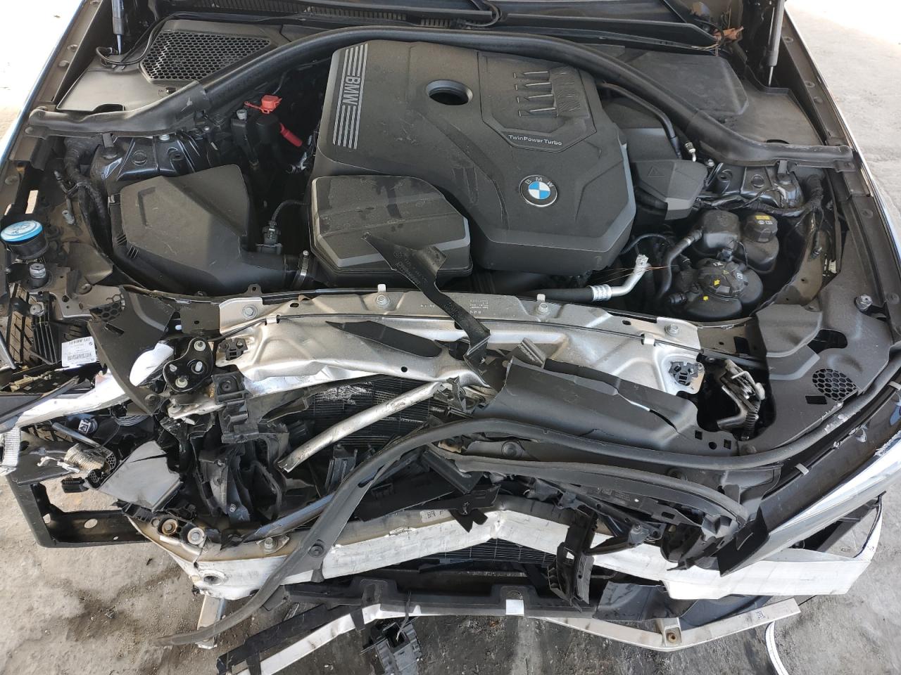 2020 BMW 3er VIN 3MW5R1J02L8B08739 Copart auction photo, front end damage thumbnail 13