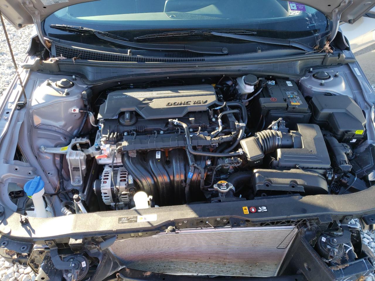 2024 Hyundai Elantra VIN KMHLM4DG3RU835415 Copart auction photo, front end / rear end damage thumbnail 11