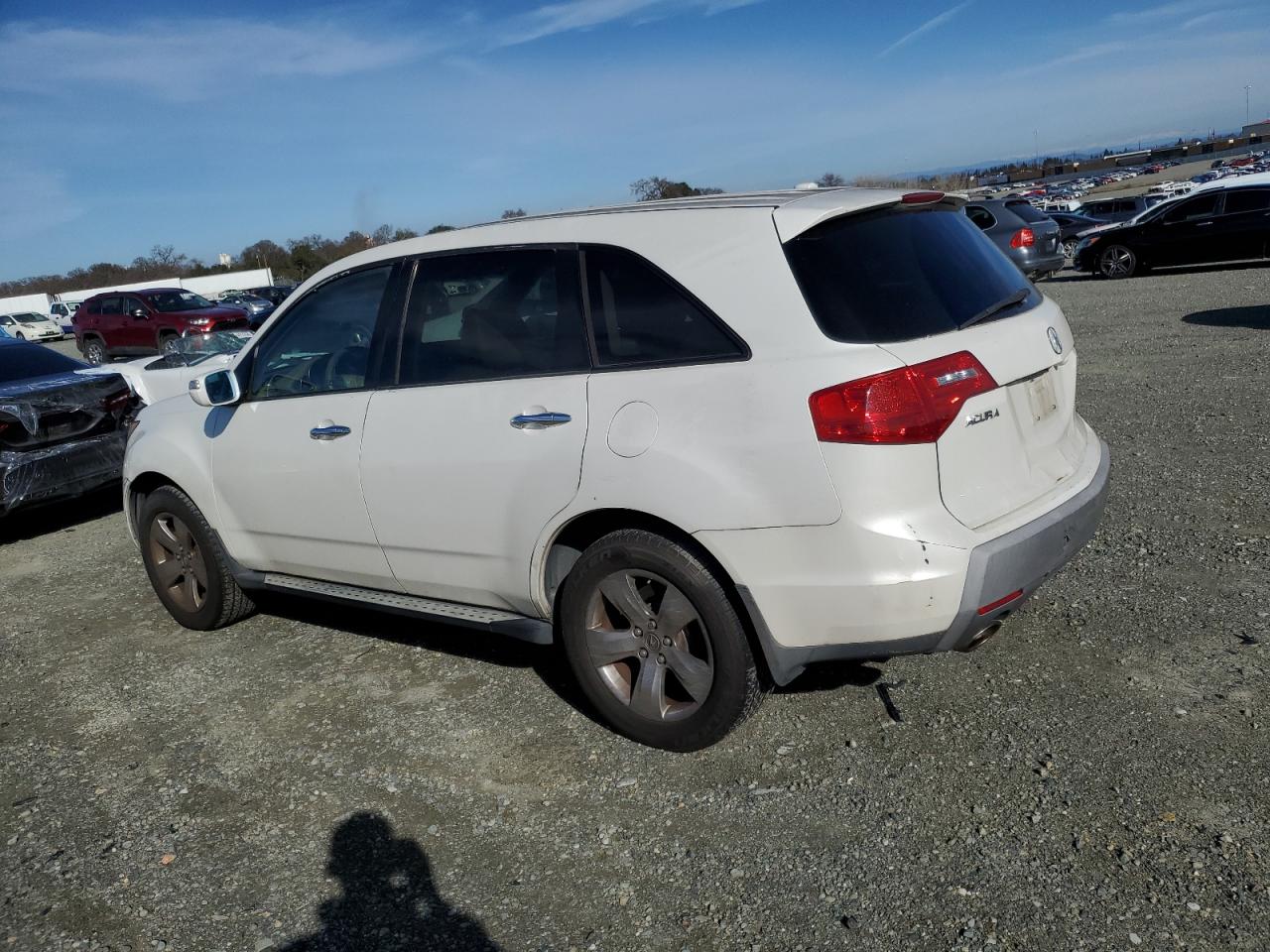 2007 Acura MDX VIN 2HNYD28887H511114 Copart auction photo, front end / side damage thumbnail 2