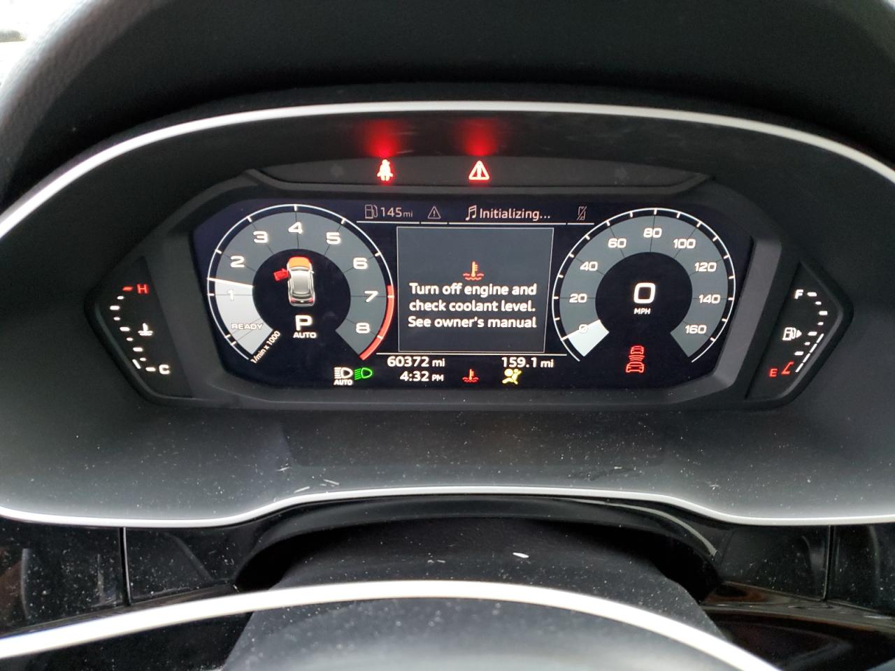2021 Audi Q3 VIN WA1EECF30M1002870 Copart auction photo, front end / mechanical damage thumbnail 9