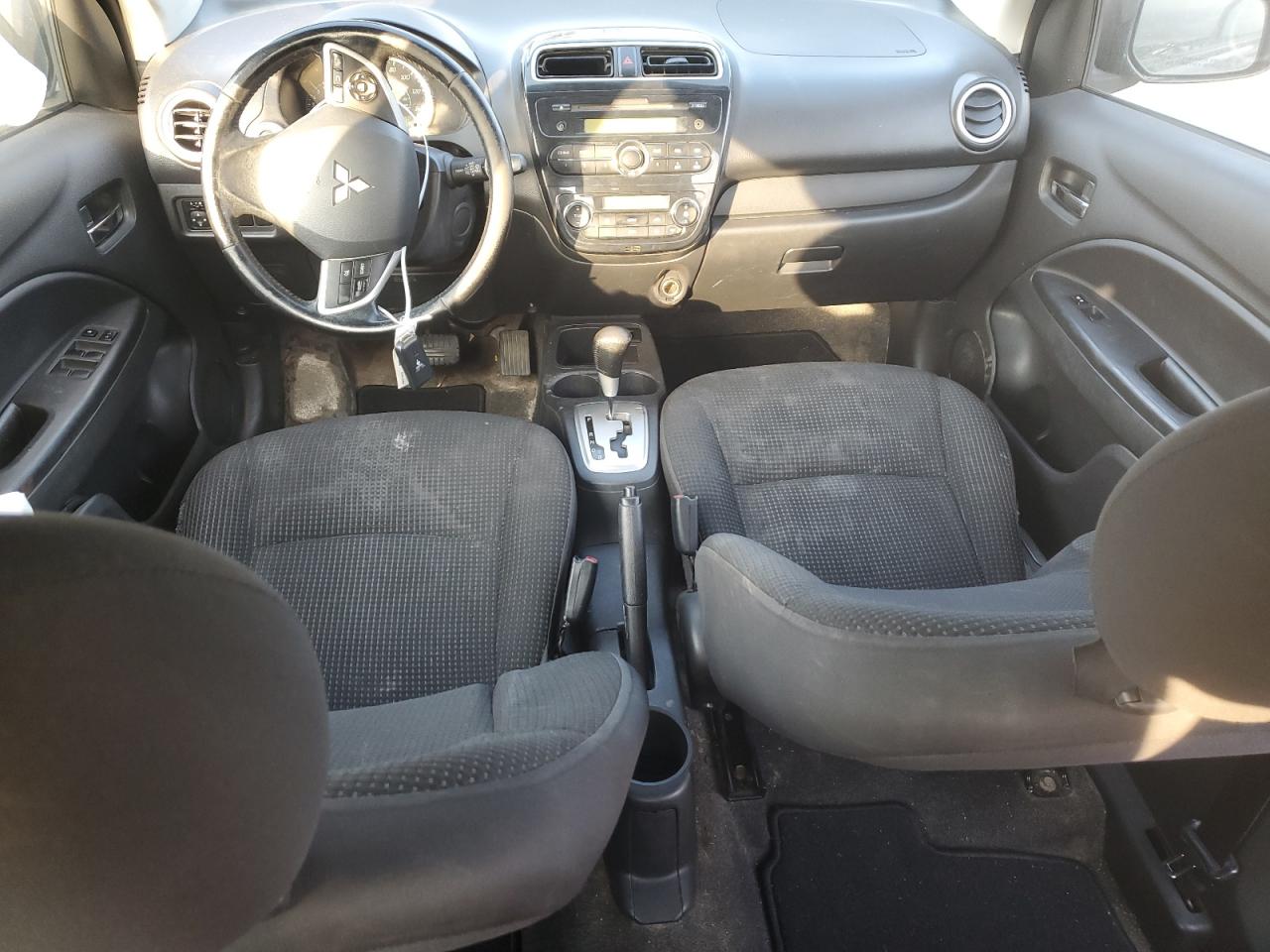 2015 Mitsubishi Mirage VIN ML32A4HJ4FH009808 Copart auction photo, side / front end damage thumbnail 8