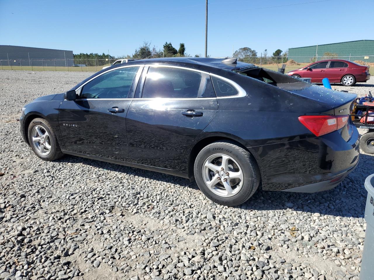 2017 Chevrolet Malibu VIN 1G1ZB5ST9HF273106 Copart auction photo, top/roof damage thumbnail 2