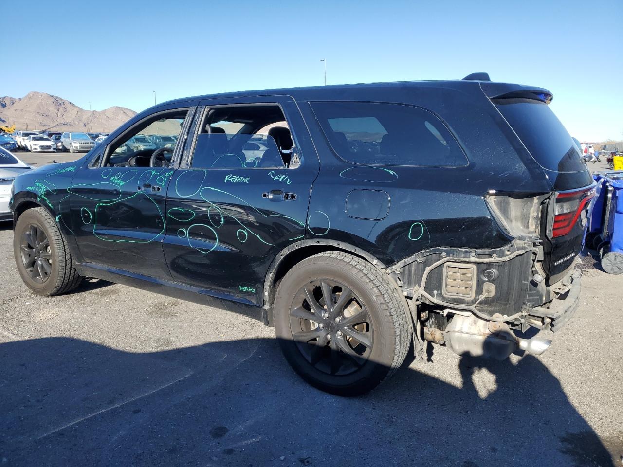 2018 Dodge Durango VIN 1C4RDHAGXJC413386 Copart auction photo, vandalism / all over damage thumbnail 2