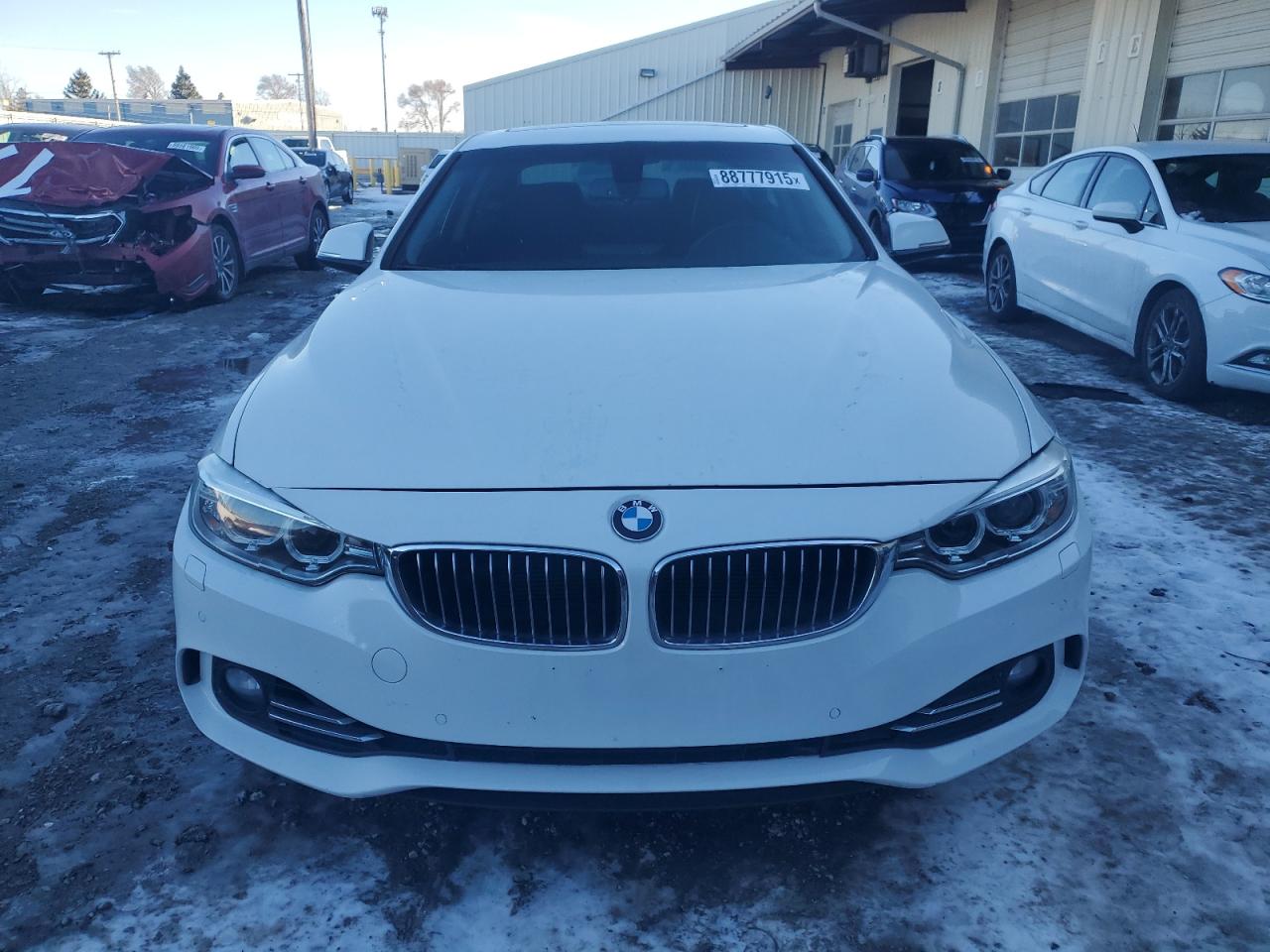2014 BMW 4er VIN WBA3R5C53EK186567 Copart auction photo, side damage thumbnail 5