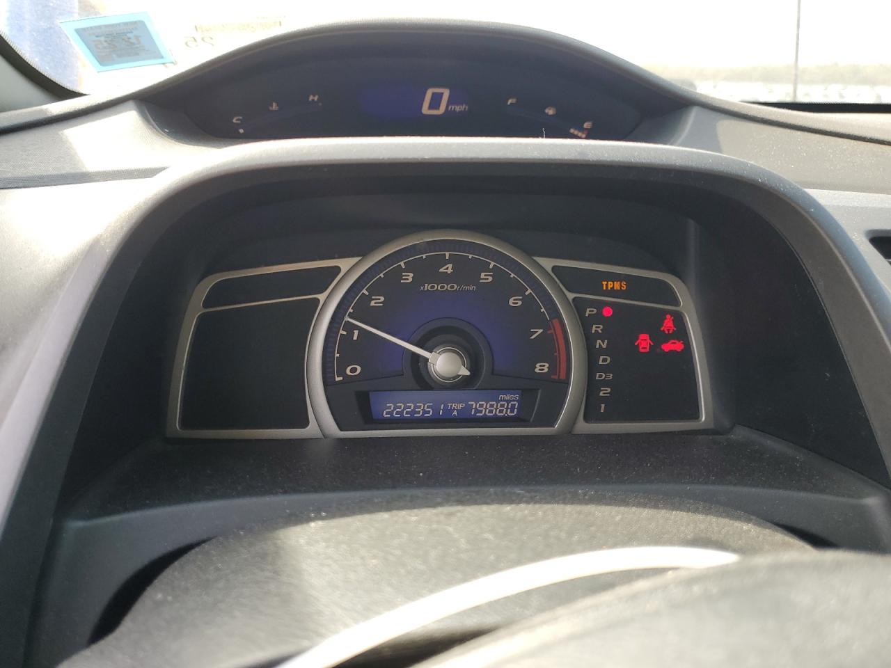 2009 Honda Civic VIN 2HGFA16559H542205 Copart auction photo, rear end / minor dent/scratches damage thumbnail 9