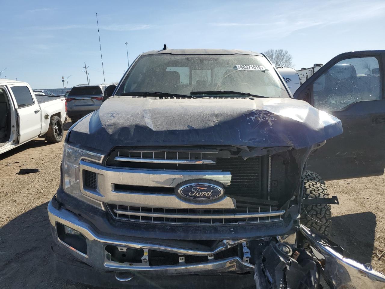 2018 Ford F-150 VIN 1FTEW1E53JKF91879 Copart auction photo, front end damage thumbnail 5