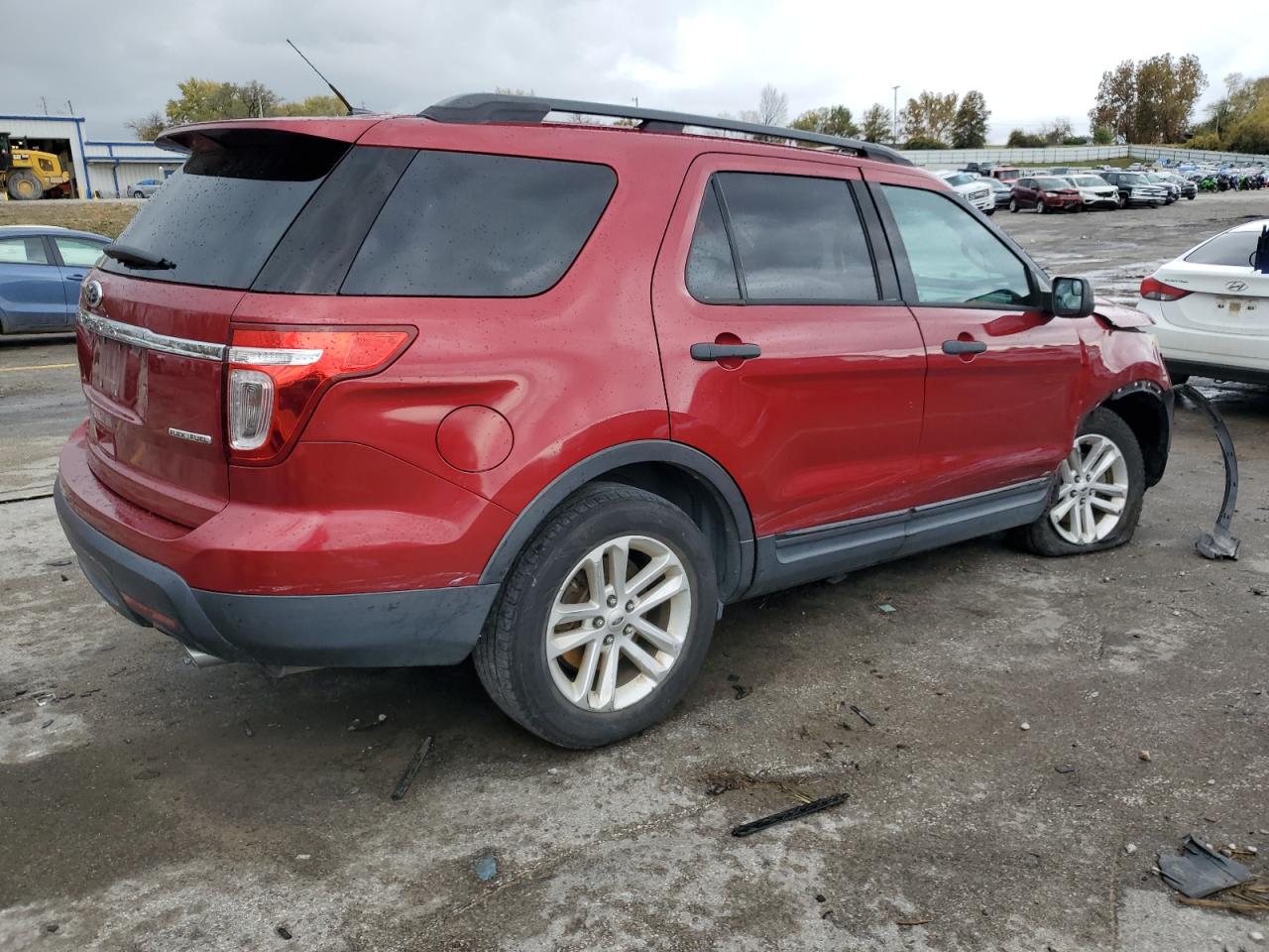 2015 Ford Explorer VIN 1FM5K7B8XFGA12308 Copart auction photo, front end damage thumbnail 3
