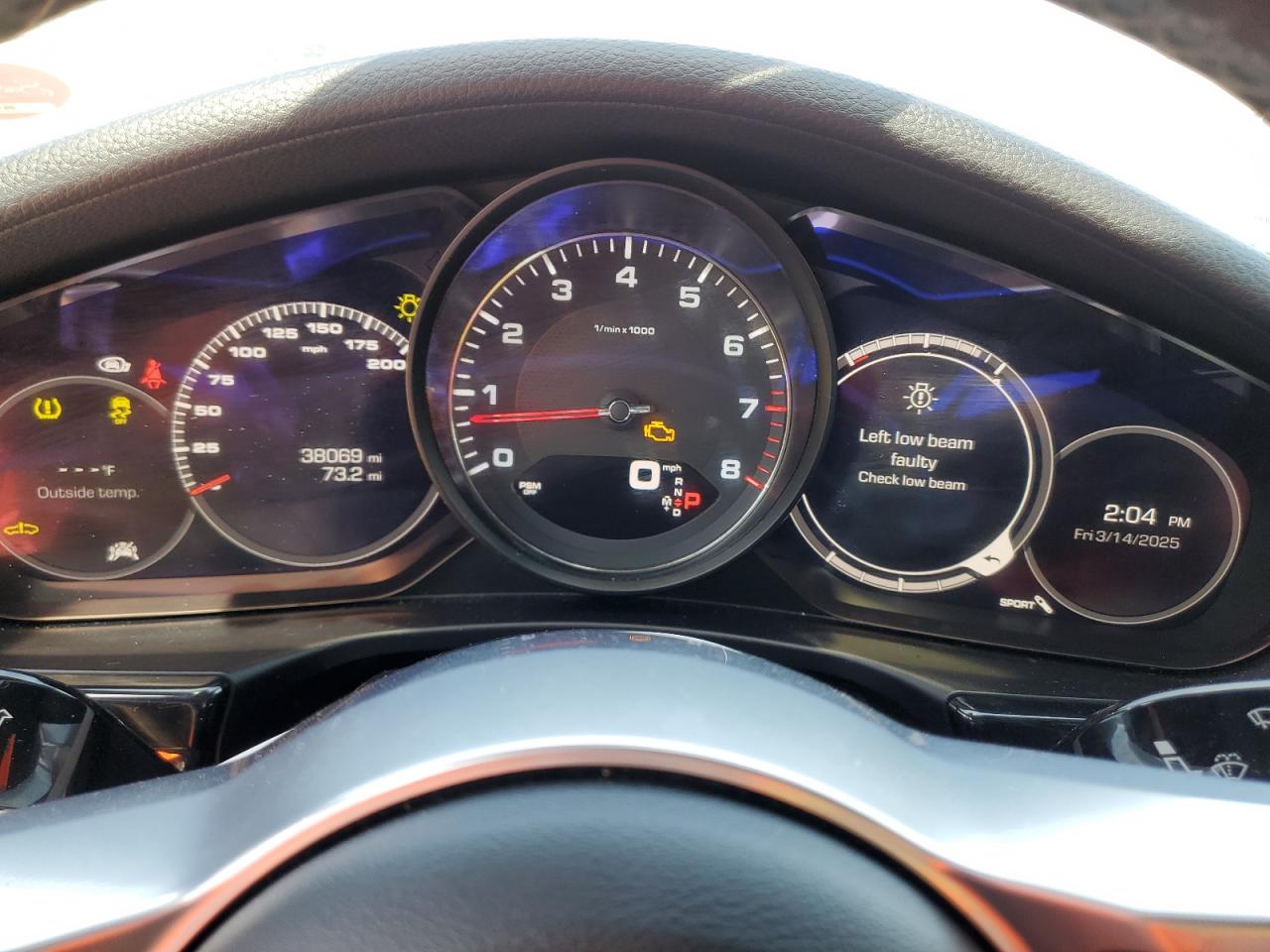 2018 Porsche Panamera VIN WP0AB2A72JL136149 Copart auction photo, front end damage thumbnail 9