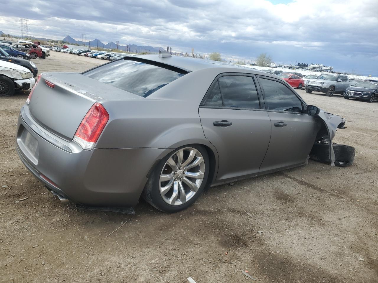 2017 Chrysler 300 VIN 2C3CCAEG1HH645915 Copart auction photo, undercarriage / front end damage thumbnail 3