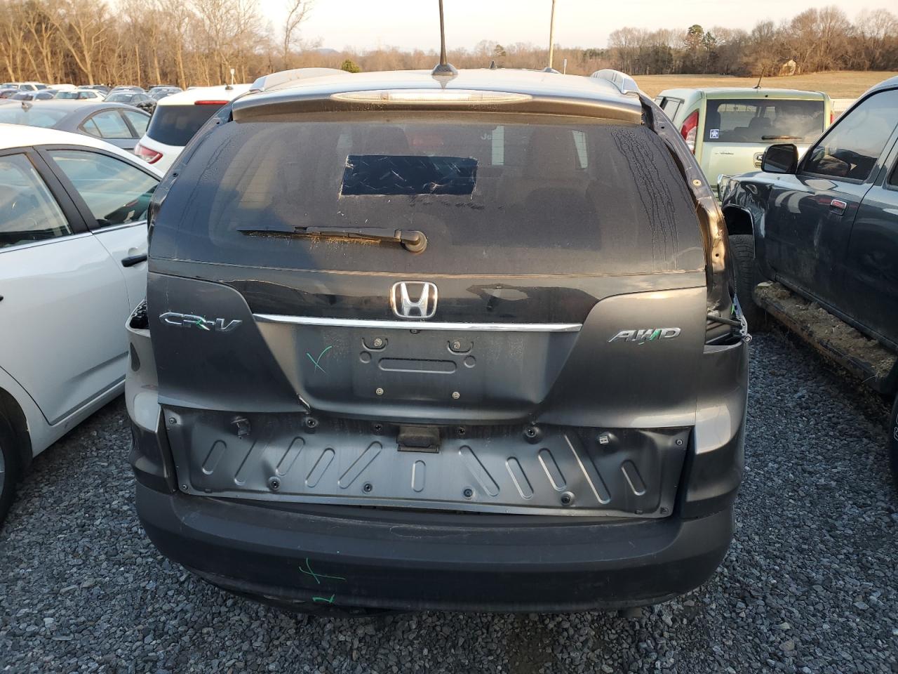 2013 Honda CR-V VIN 2HKRM4H76DH651873 Copart auction photo, rear end / minor dent/scratches damage thumbnail 6