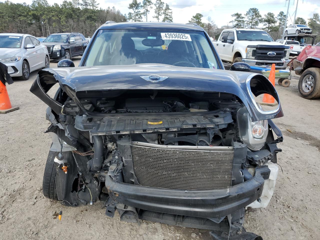 2016 MINI Cooper VIN WMWZC3C53GWT11241 Copart auction photo, front end damage thumbnail 5