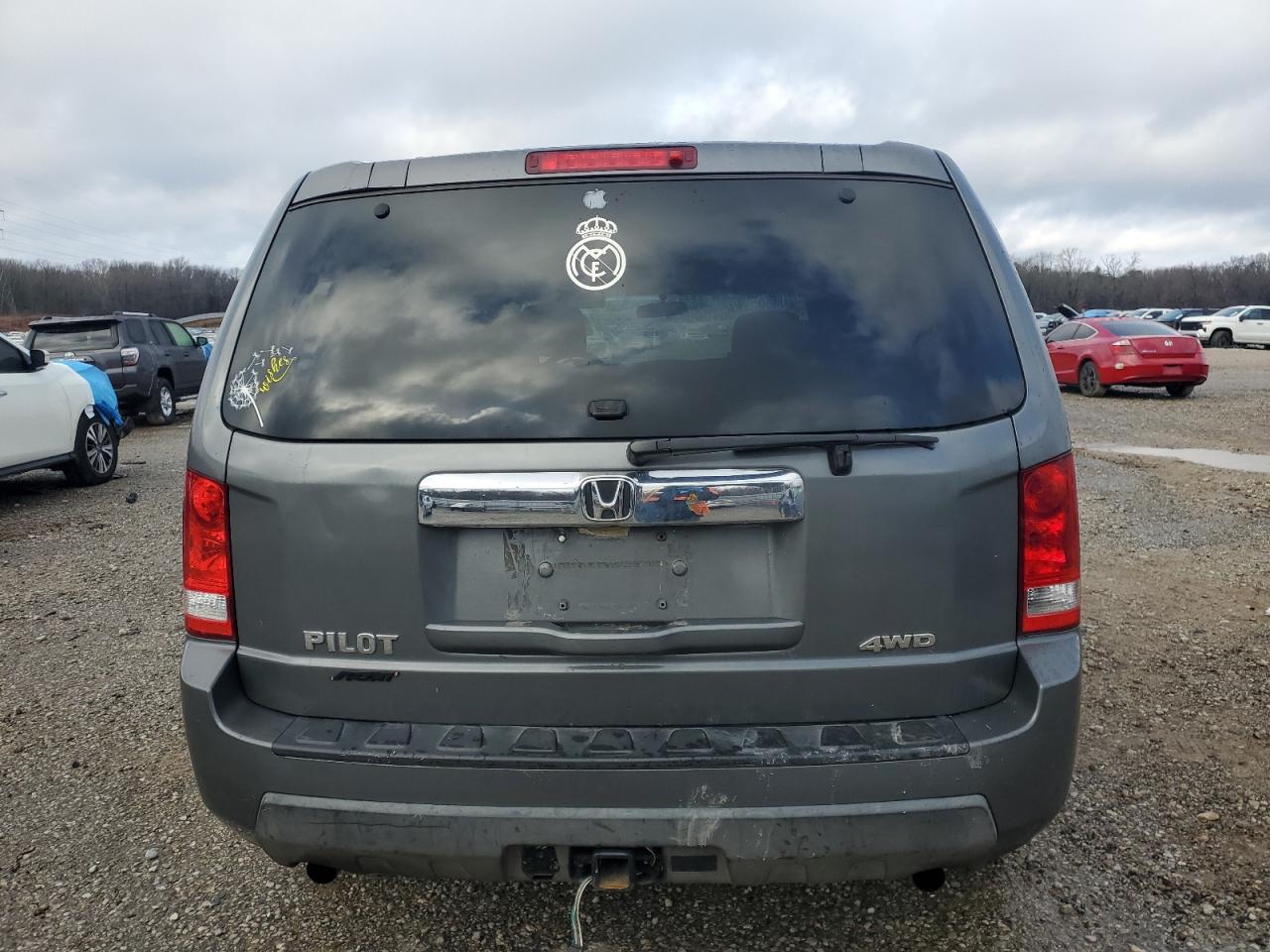 2011 Honda Pilot VIN 5FNYF4H24BB075450 Copart auction photo, all over damage thumbnail 6