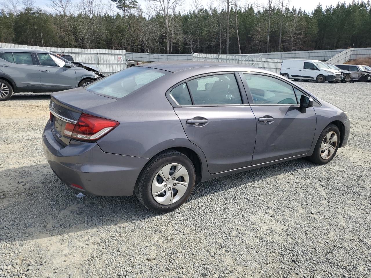 2015 Honda Civic VIN 2HGFB2F53FH542573 Copart auction photo, front end / minor dent/scratches damage thumbnail 3