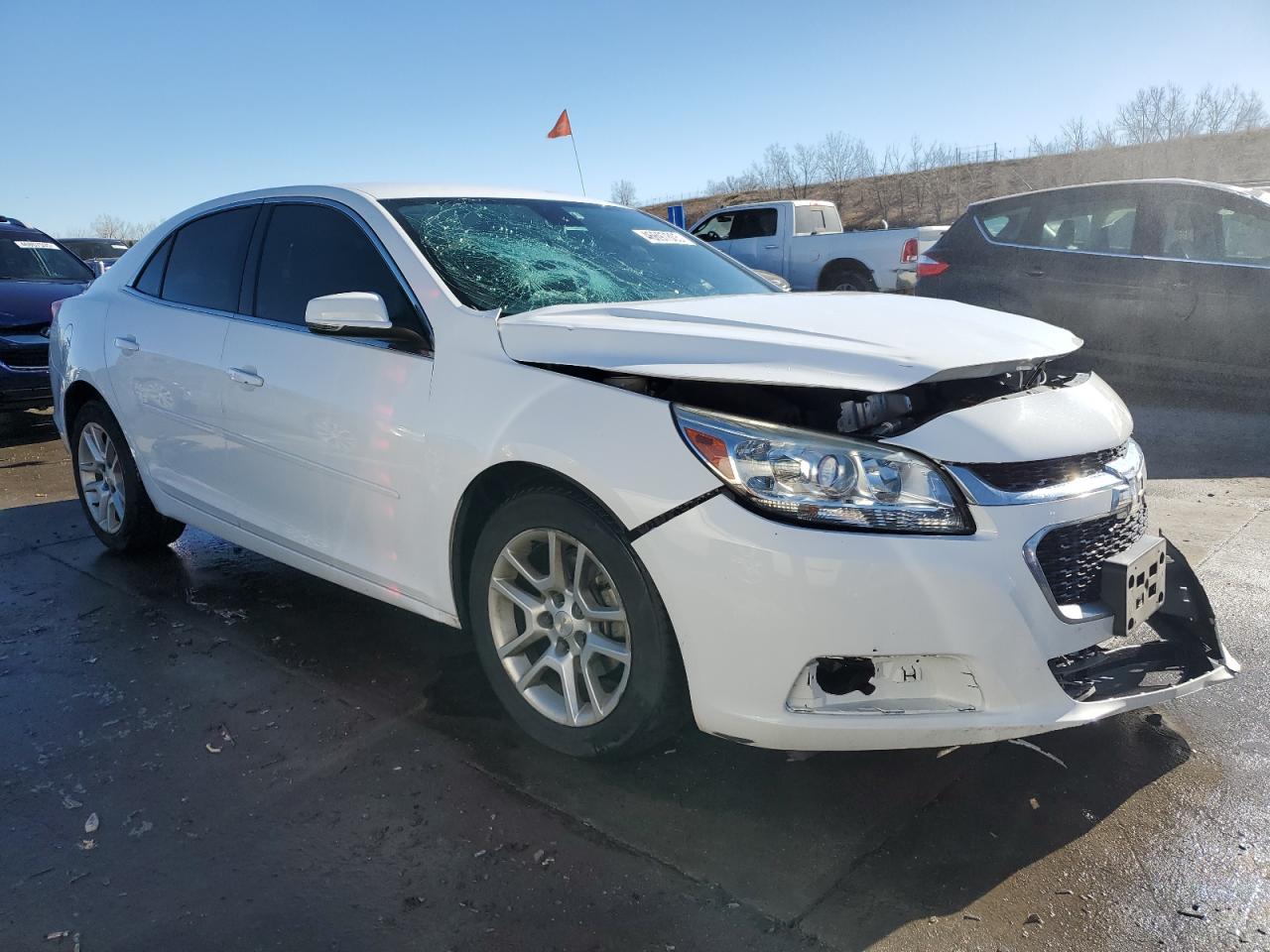2015 Chevrolet Malibu VIN 1G11C5SL3FF256065 Copart auction photo, front end / rear end damage thumbnail 4