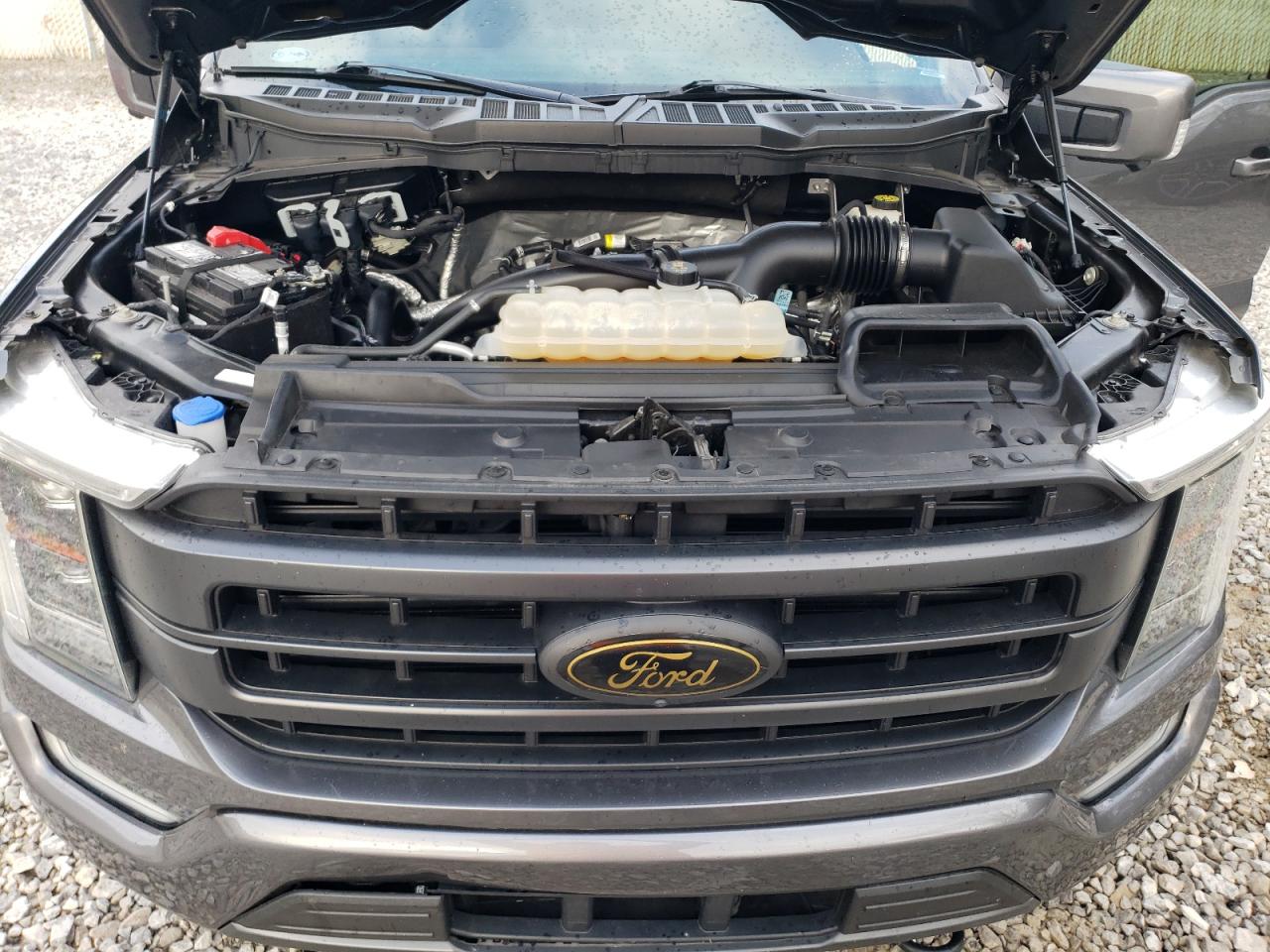 2021 Ford F-150 VIN 1FTEW1EP0MKD75817 Copart auction photo, rear end / undercarriage damage thumbnail 11