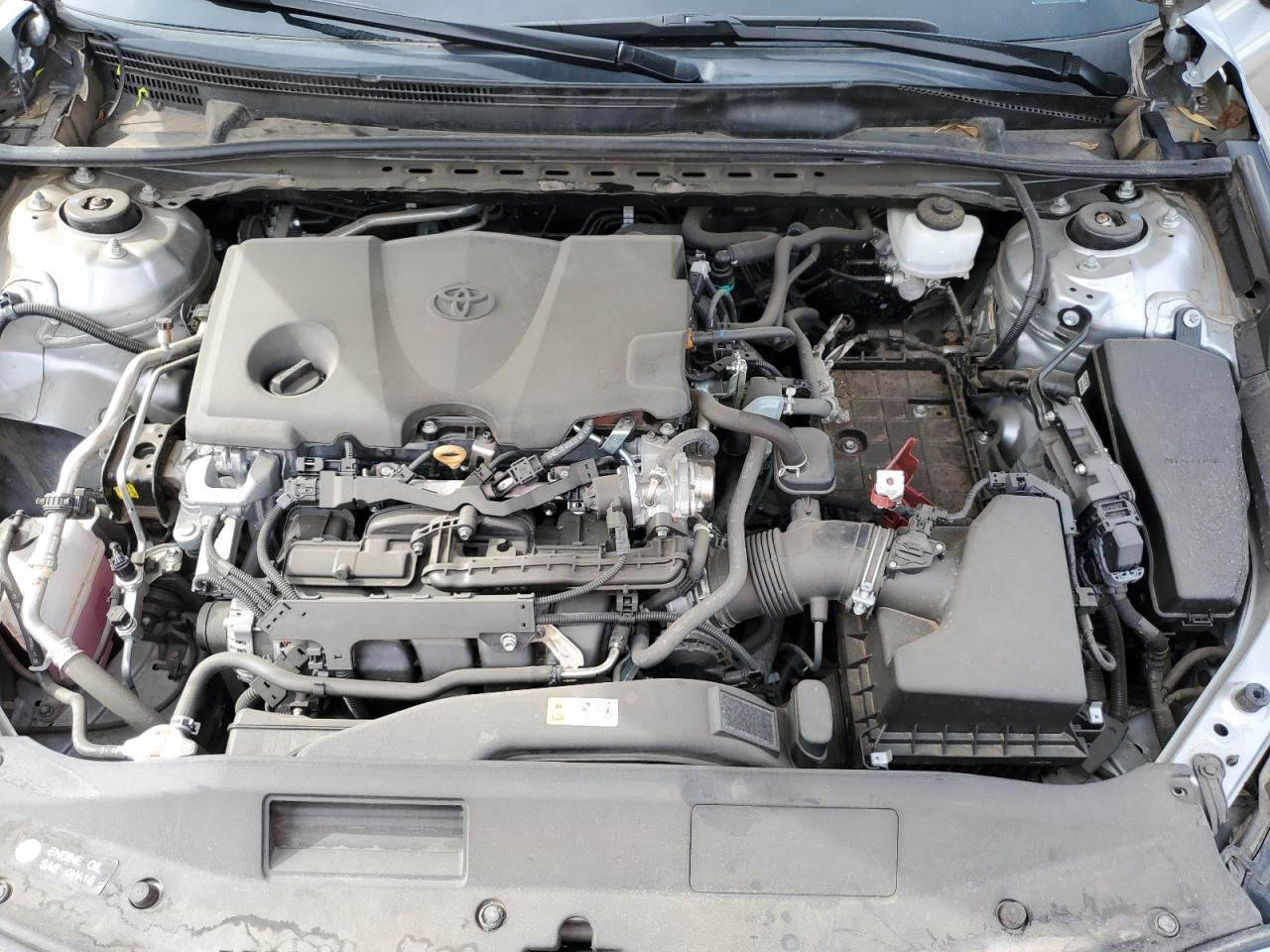 2022 Toyota Camry VIN 4T1K61AK8NU046054 Copart auction photo, undercarriage / front end damage thumbnail 11