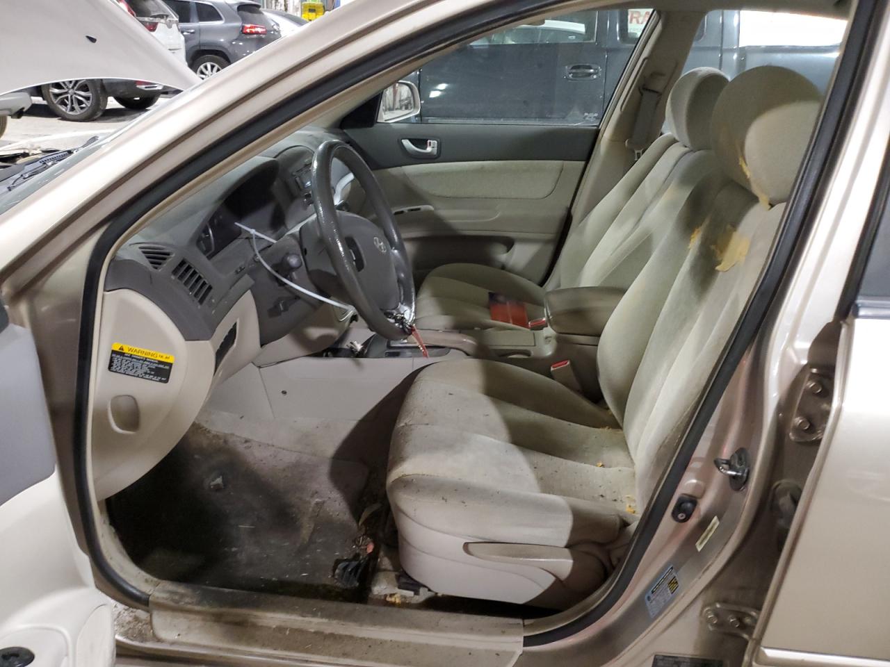 2007 Hyundai Sonata VIN 5NPET46C07H285754 Copart auction photo, front end / minor dent/scratches damage thumbnail 7