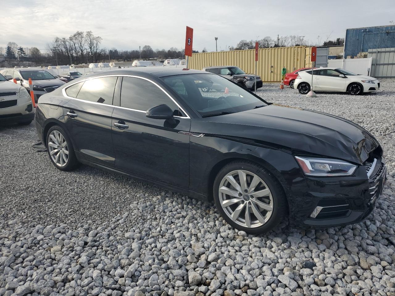 2018 Audi A5 VIN WAUBNCF53JA007550 Copart auction photo, front end damage thumbnail 4