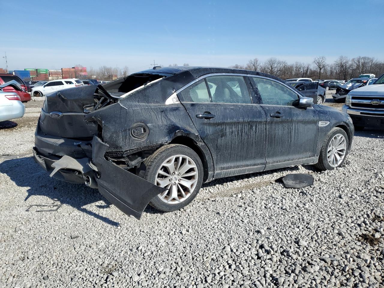 2016 Ford Taurus VIN 1FAHP2F88GG113242 Copart auction photo, rear end damage thumbnail 3
