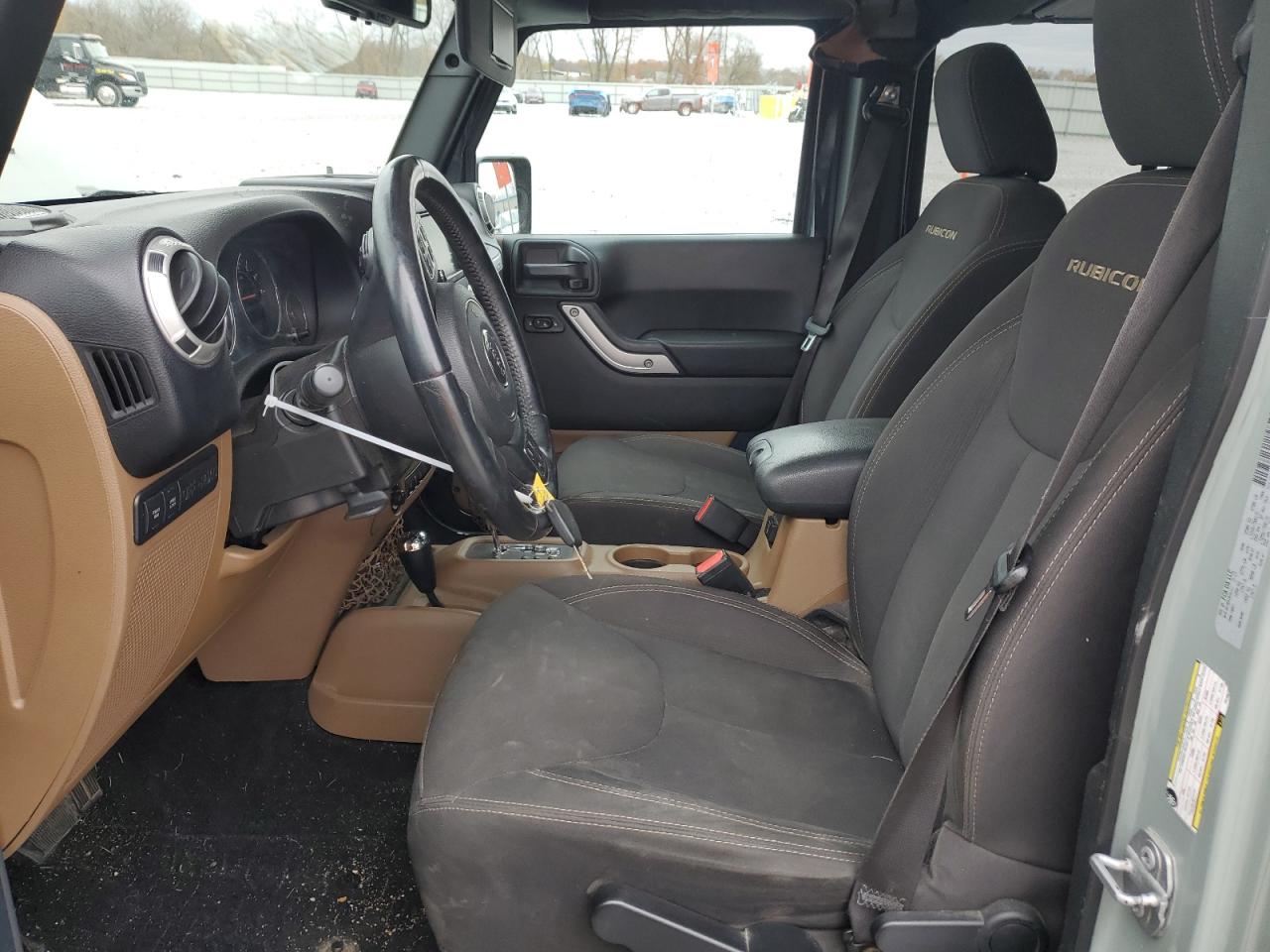 2017 Jeep Wrangler VIN 1C4BJWFG3HL601653 Copart auction photo, front end / undercarriage damage thumbnail 7