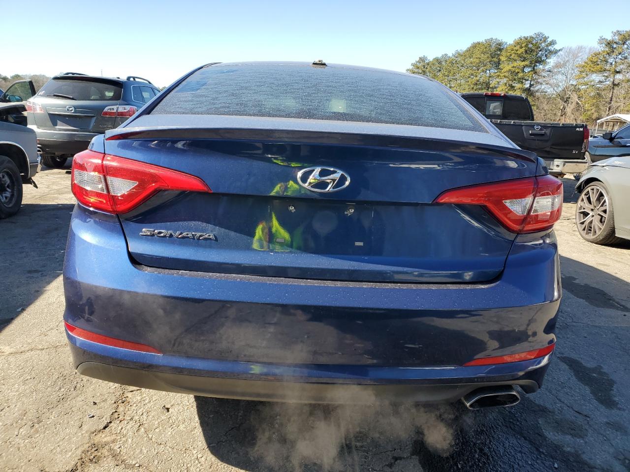 2015 Hyundai Sonata VIN 5NPE24AF3FH148746 Copart auction photo, mechanical damage thumbnail 6