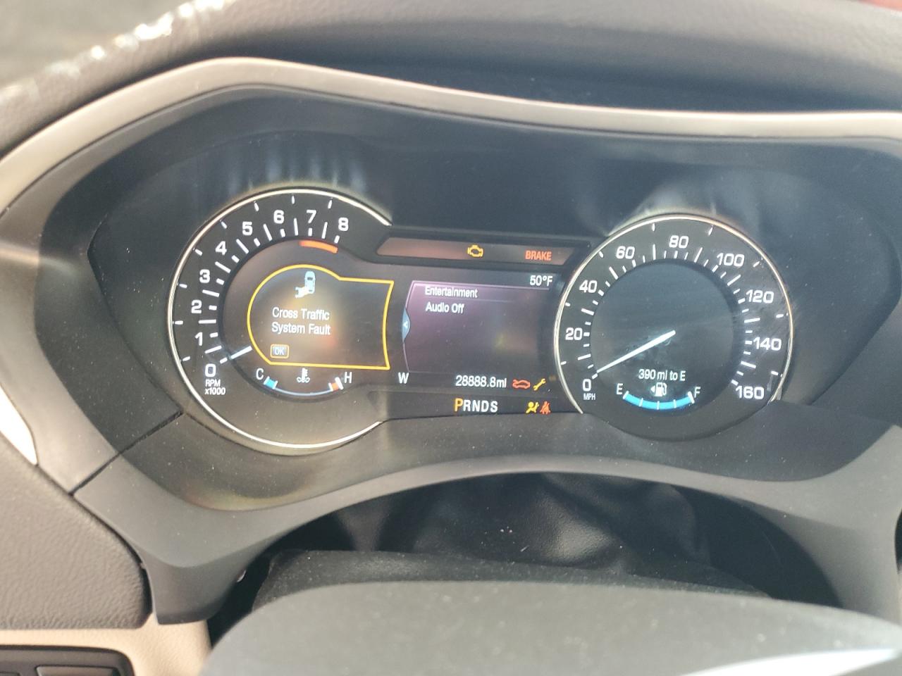 2019 Lincoln MKZ VIN 3LN6L5A95KR611670 Copart auction photo, front end / top/roof damage thumbnail 9