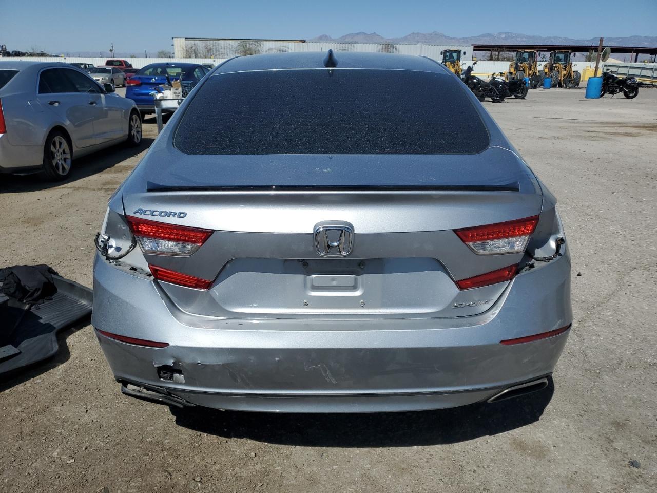 2021 Honda Accord VIN 1HGCV1F3XMA034289 Copart auction photo, rear end / front end damage thumbnail 6