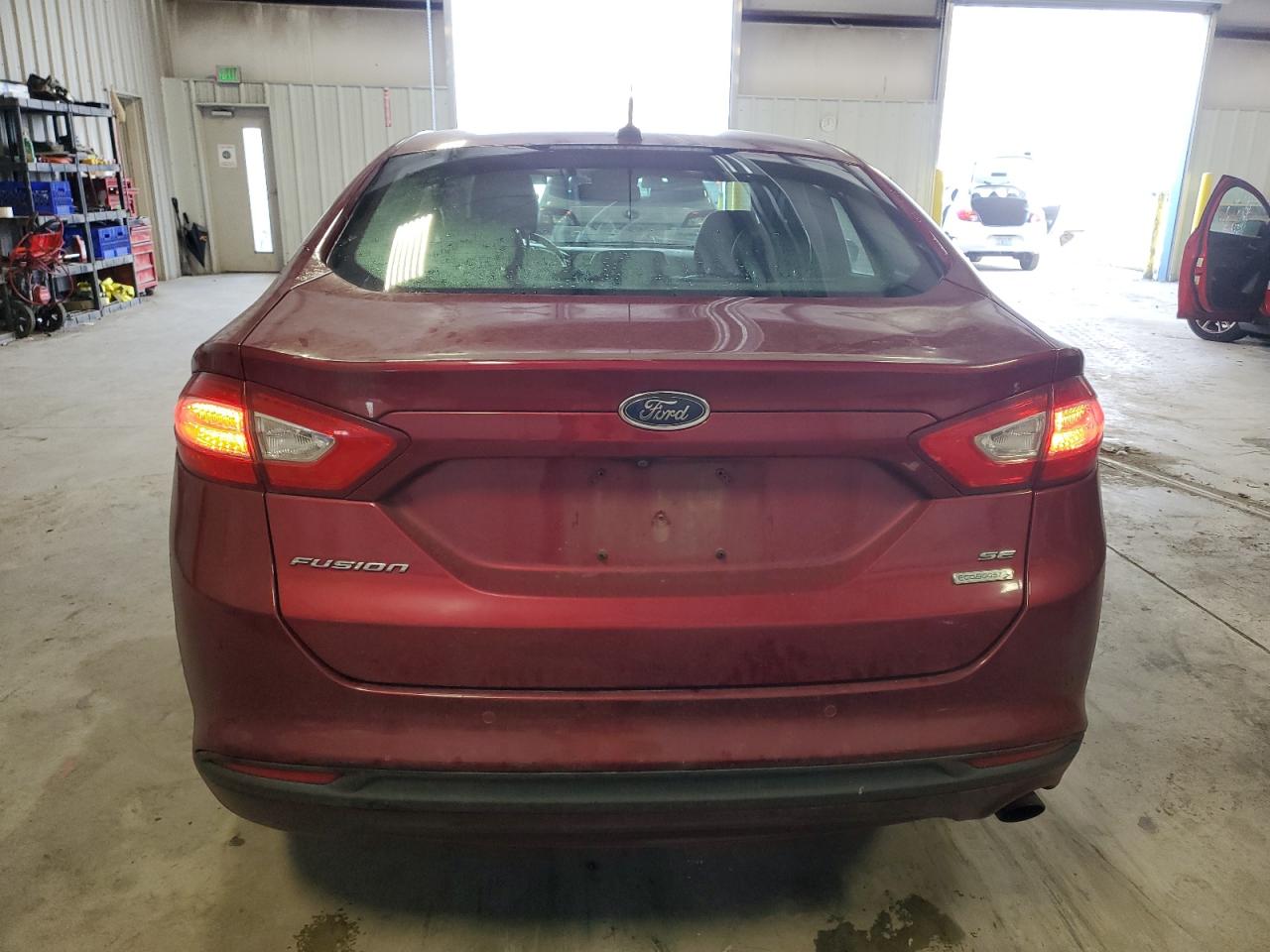 2014 Ford Fusion VIN 3FA6P0HDXER388851 Copart auction photo, front end / side damage thumbnail 6
