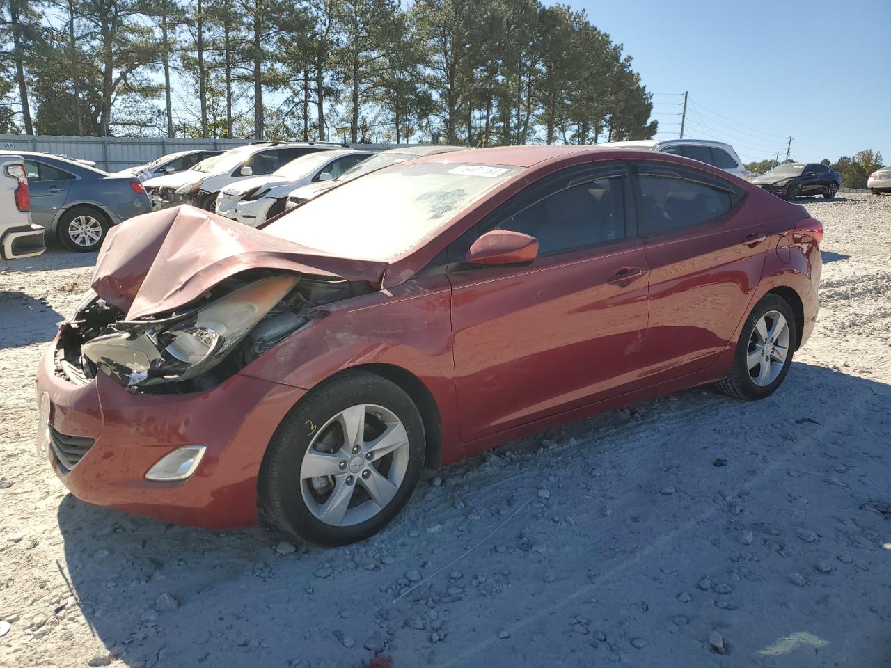 2013 Hyundai Elantra VIN KMHDH4AE4DU761040