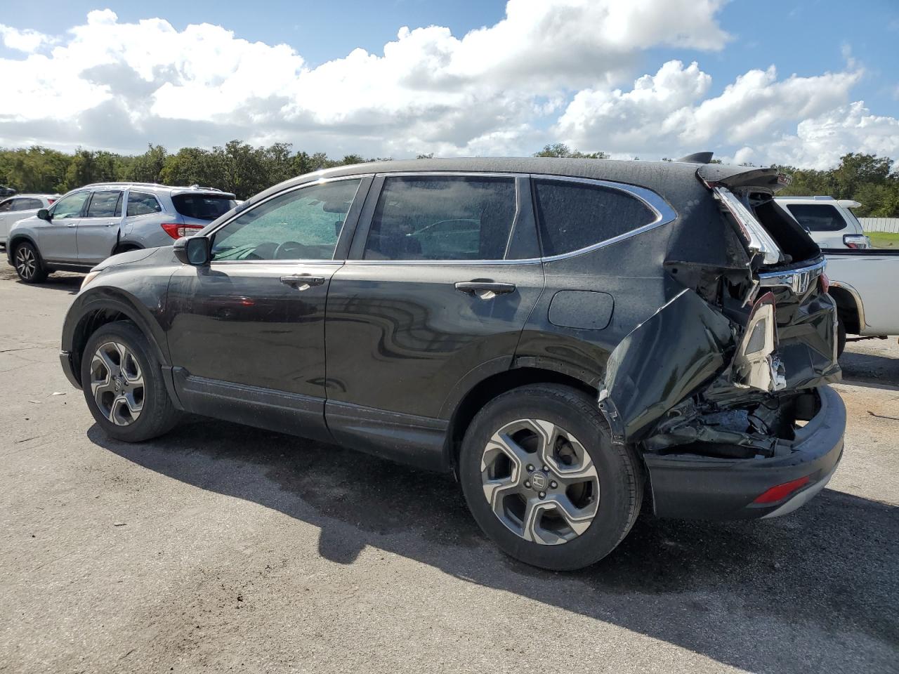 2018 Honda CR-V VIN 2HKRW2H58JH696662 Copart auction photo, rear end damage thumbnail 2