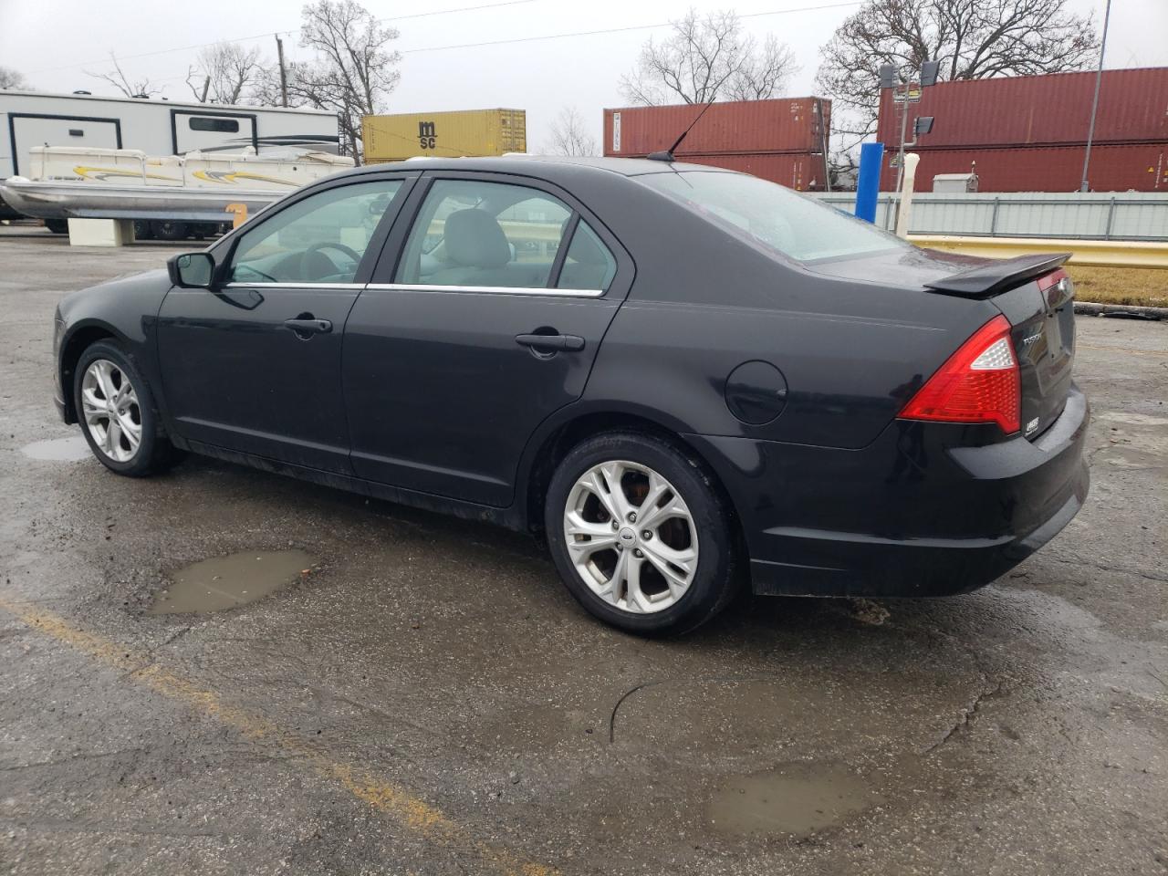 2012 Ford Fusion VIN 3FAHP0HA3CR205575 Copart auction photo, front end / side damage thumbnail 2