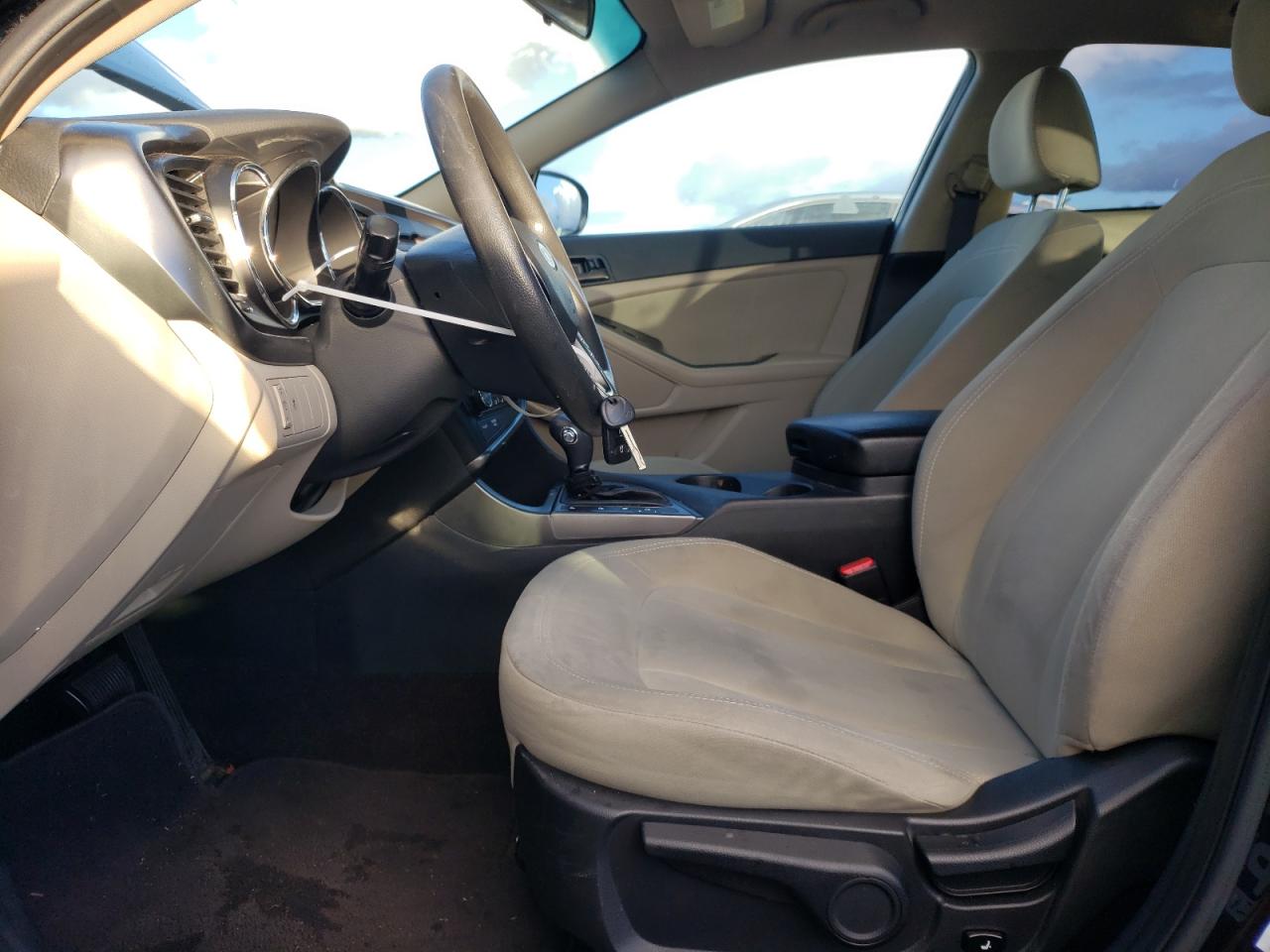 2011 KIA Optima VIN KNAGM4A77B5097240 Copart auction photo, side / undercarriage damage thumbnail 7