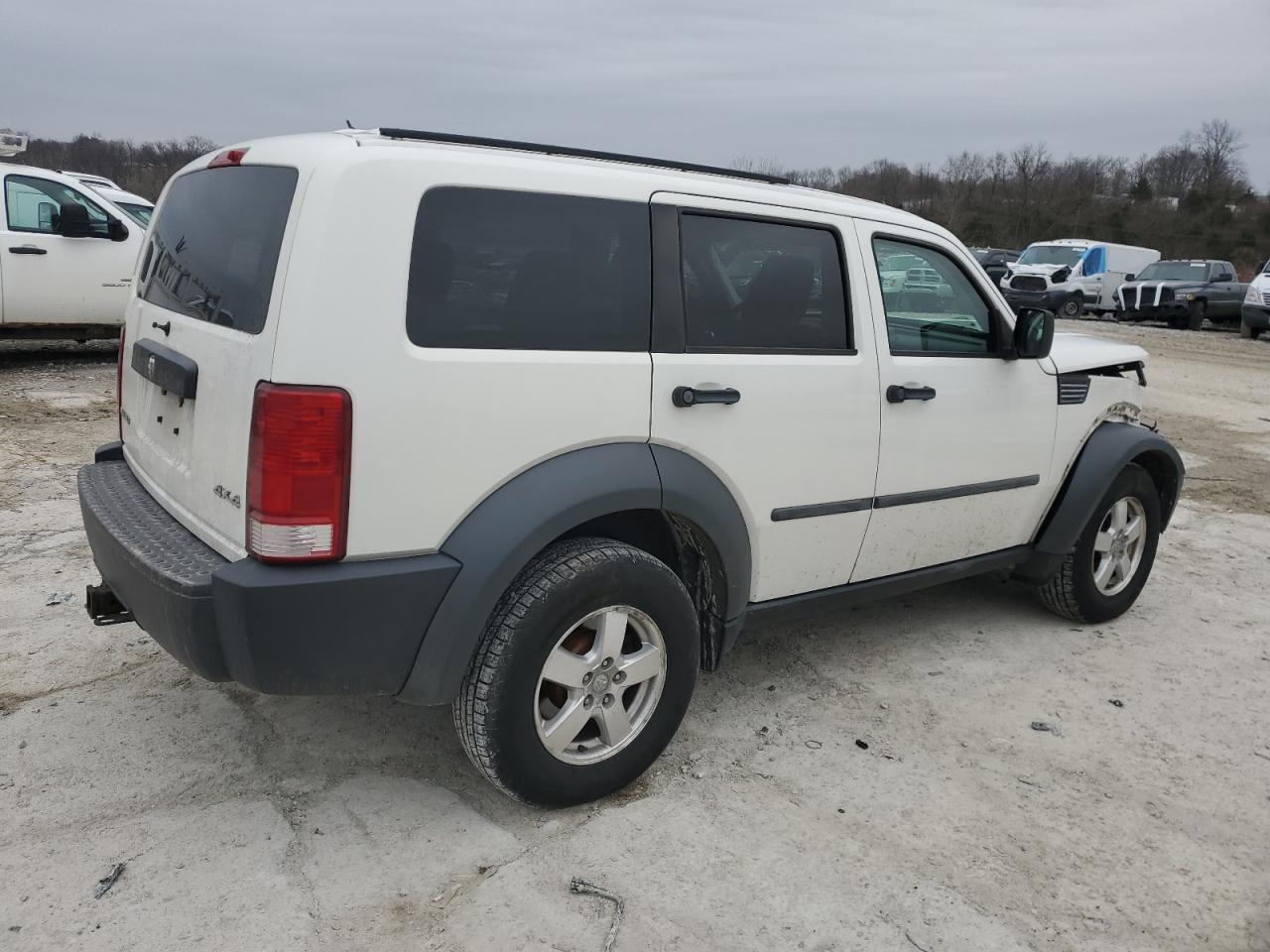 2007 Dodge Nitro VIN 1D8GU28K87W570678 Copart auction photo, front end damage thumbnail 3