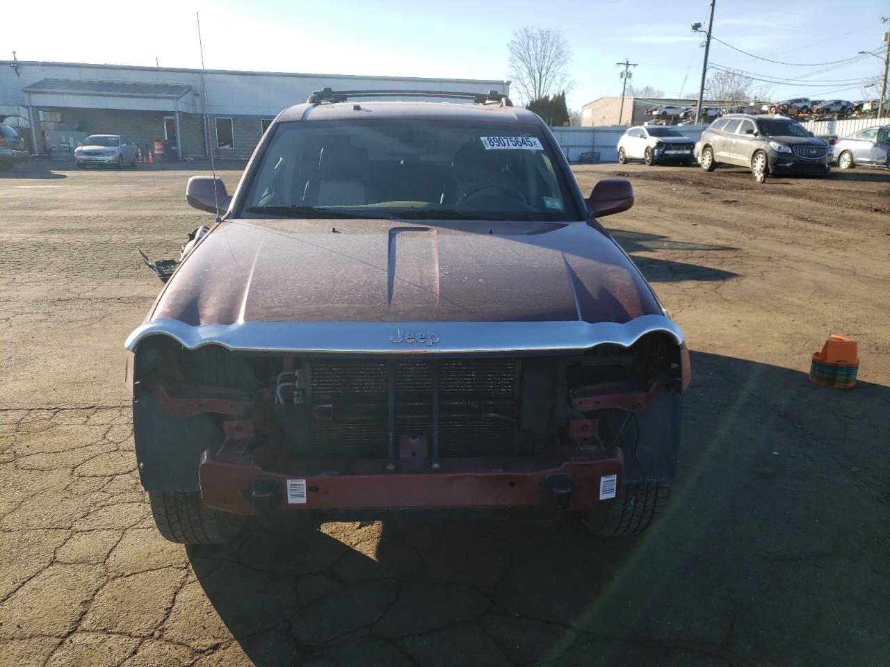 2009 Jeep Grand Cherokee VIN 1J8GR58KX9C523165 Copart auction photo, front end damage thumbnail 5
