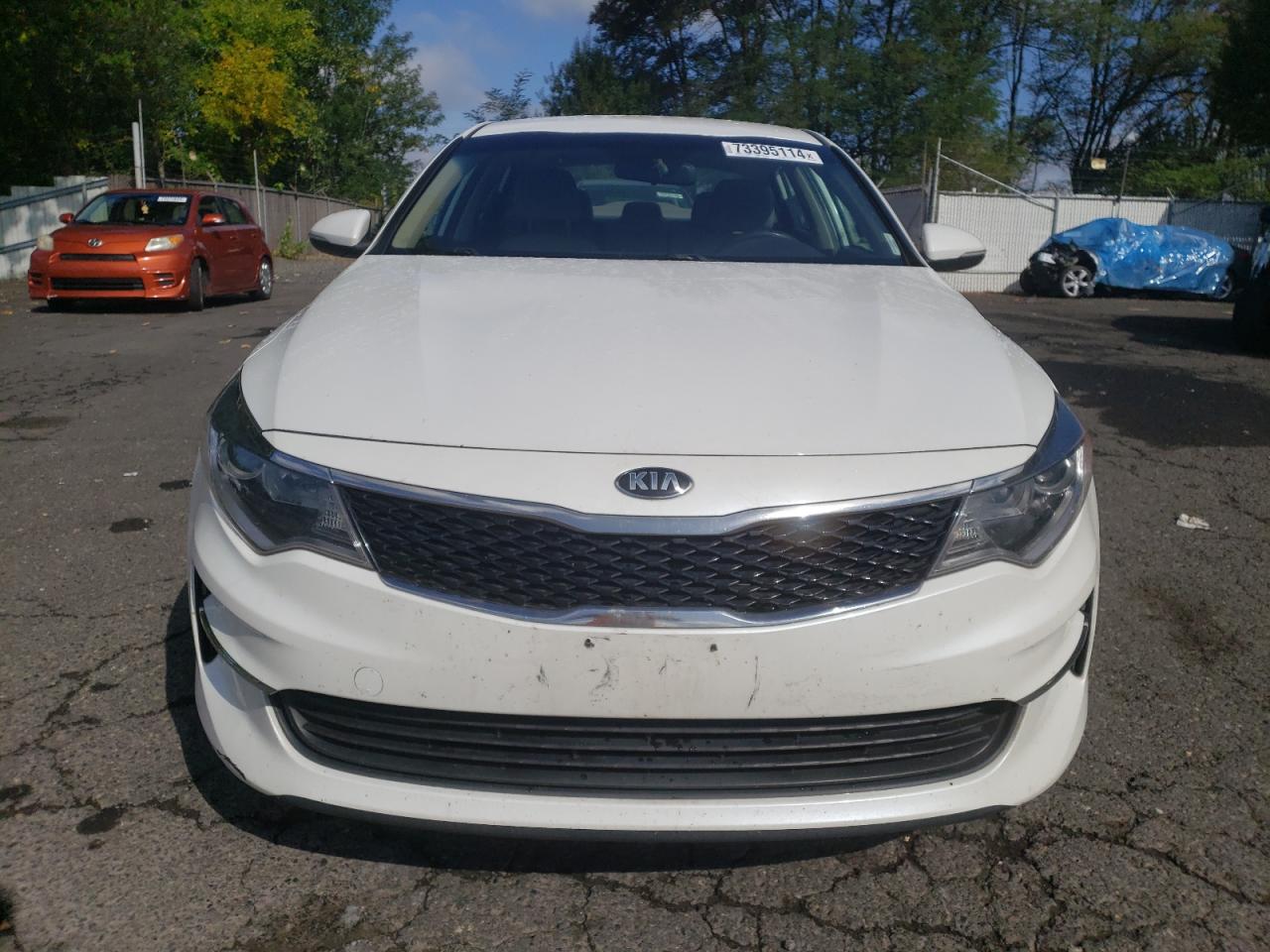 2016 KIA Optima VIN KNAGT4L32G5103482 Copart auction photo, rear end / front end damage thumbnail 5