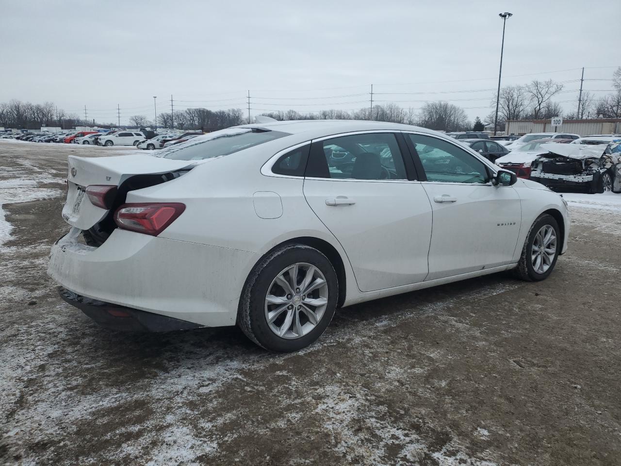 2021 Chevrolet Malibu VIN 1G1ZD5ST1MF055780 Copart auction photo, rear end / front end damage thumbnail 3