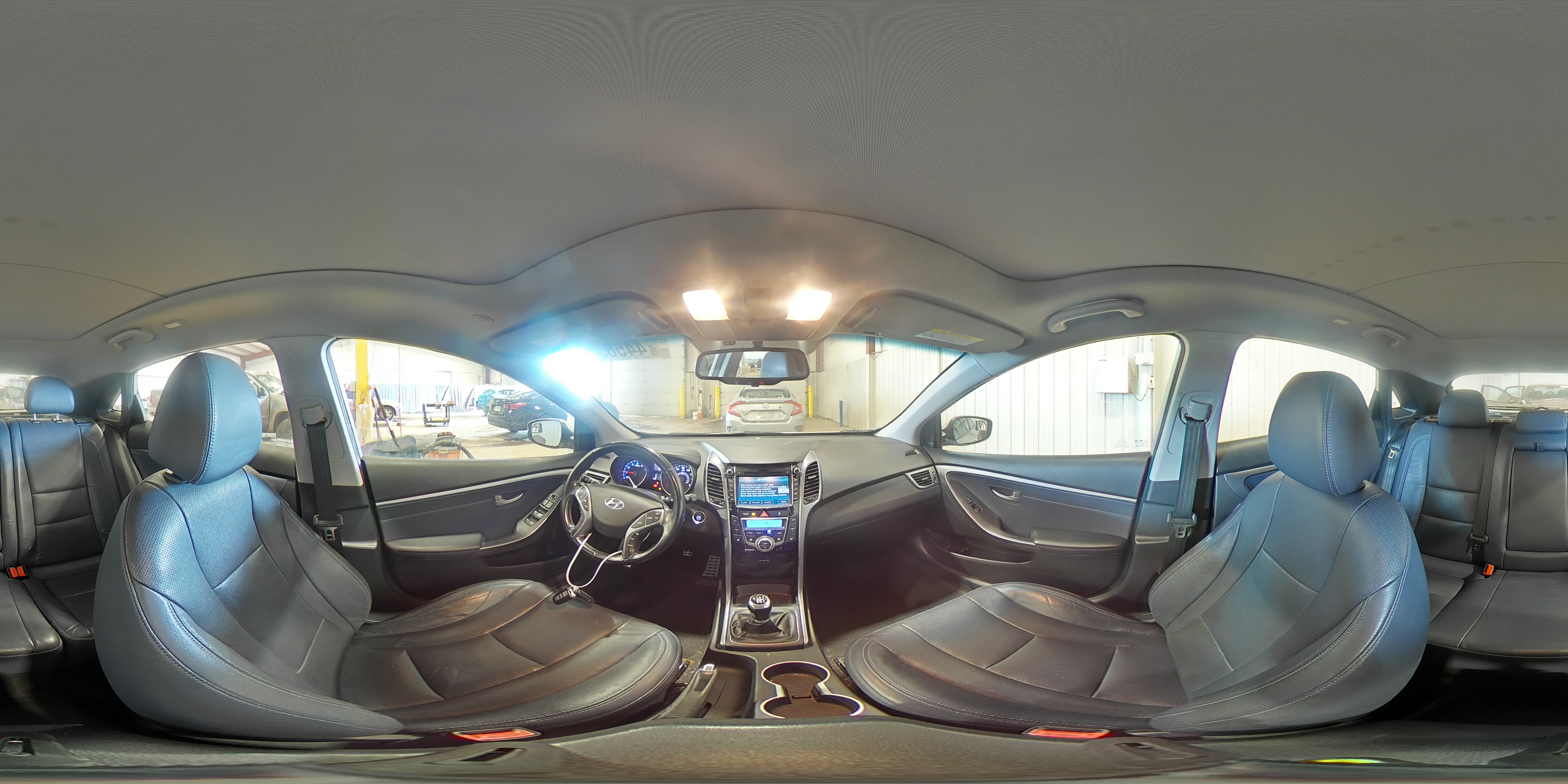 2013 Hyundai Elantra VIN KMHD35LE1DU125211 Copart auction photo, rear end / side damage thumbnail 14