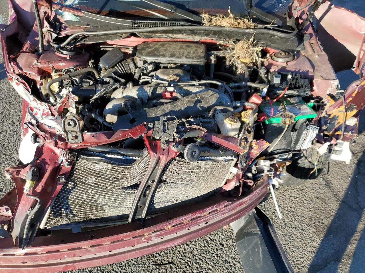 2011 Subaru Impreza VIN JF1GH6B6XBG807363 Copart auction photo, all over damage thumbnail 12
